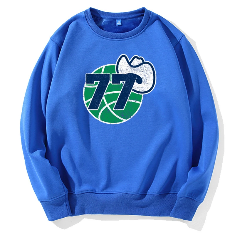 

Luka Doncic Retro Dallas Basketball Hoodies Sweatshirts New Fashion Winter Warm Lover Hoodies Cotton Casual Men/women Hoodie
