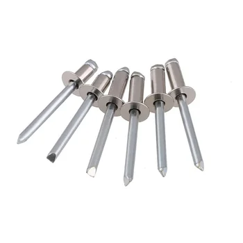 

50PCS/Lot 304 Stainless Steel M3 M3.2 M4 M5 Countersunk Head Pop Rivets Flat Head Rivets Open End Decoration Blind Rivets