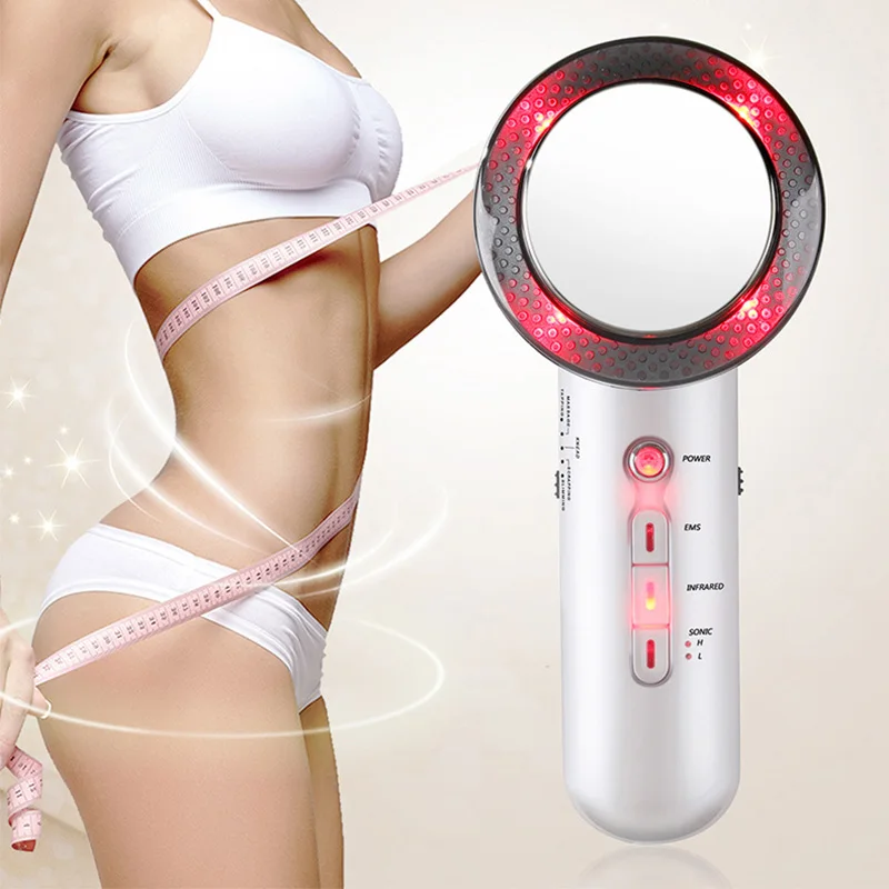 

Slimming Instrument EMS Infrared Ultrasonic Body Massager Device Ultrasound Slimming Fat Burner Cavitation Face Beauty Machine