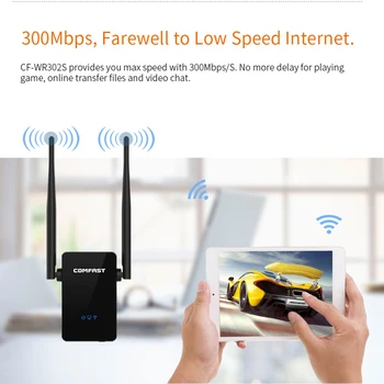 

Through Wireless-N router The Wall Signal Enhancement Amplifier Wireless