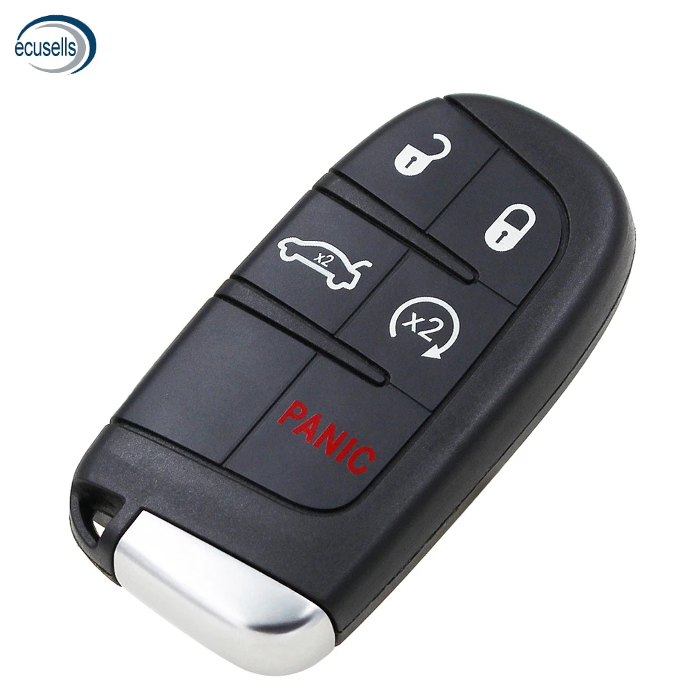 4+1/5 Buttons Keyless Smart Remote Key Shell Case Fob For Chrysler