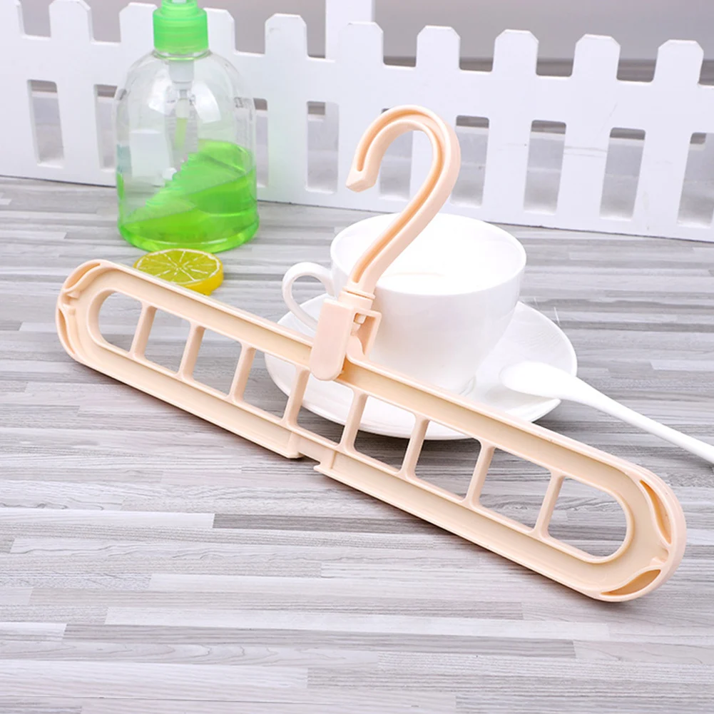 

Multifunction Folding Hanger 9 Hole Rotating Magic Clothes Hanger Rack Clothes Hanger Closet Organizer Home Bedroom Storage Rack