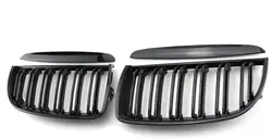 Gloss Matt Black M Color Double Slat Front Kidney Grille (Carbon Fiber)