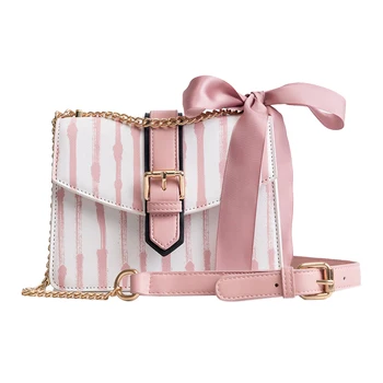 

ABDB-Phone Bag Women'S Handbag Fashion Pu Leather Women Bag Ribbon Bow Tote Shoulder Bag