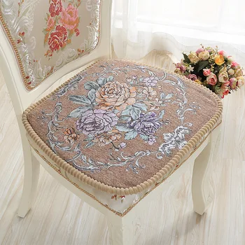 

Proud Rose New Chenille Seat Cushions European Thickened Chair Cushion Removable and Washable Seat Pad Home Decor