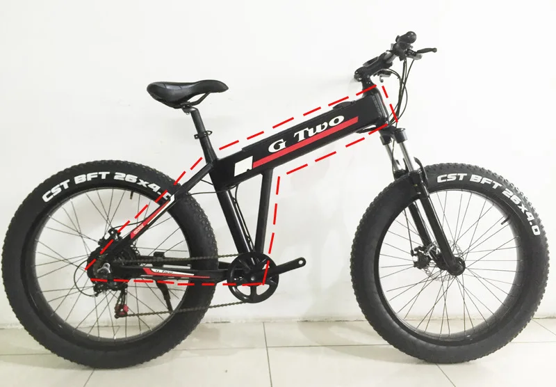 Clearance 26 Inch Frame of Electric Bicycle, High Strength Aluminium Alloy Frame For Mountain Bike Snow Bike 1