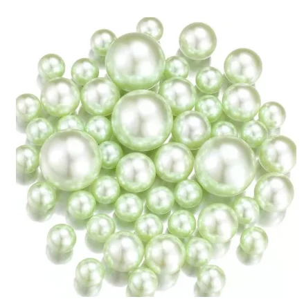 Perles flottantes ivoire/blanc cassé - décorations de vase jumbo