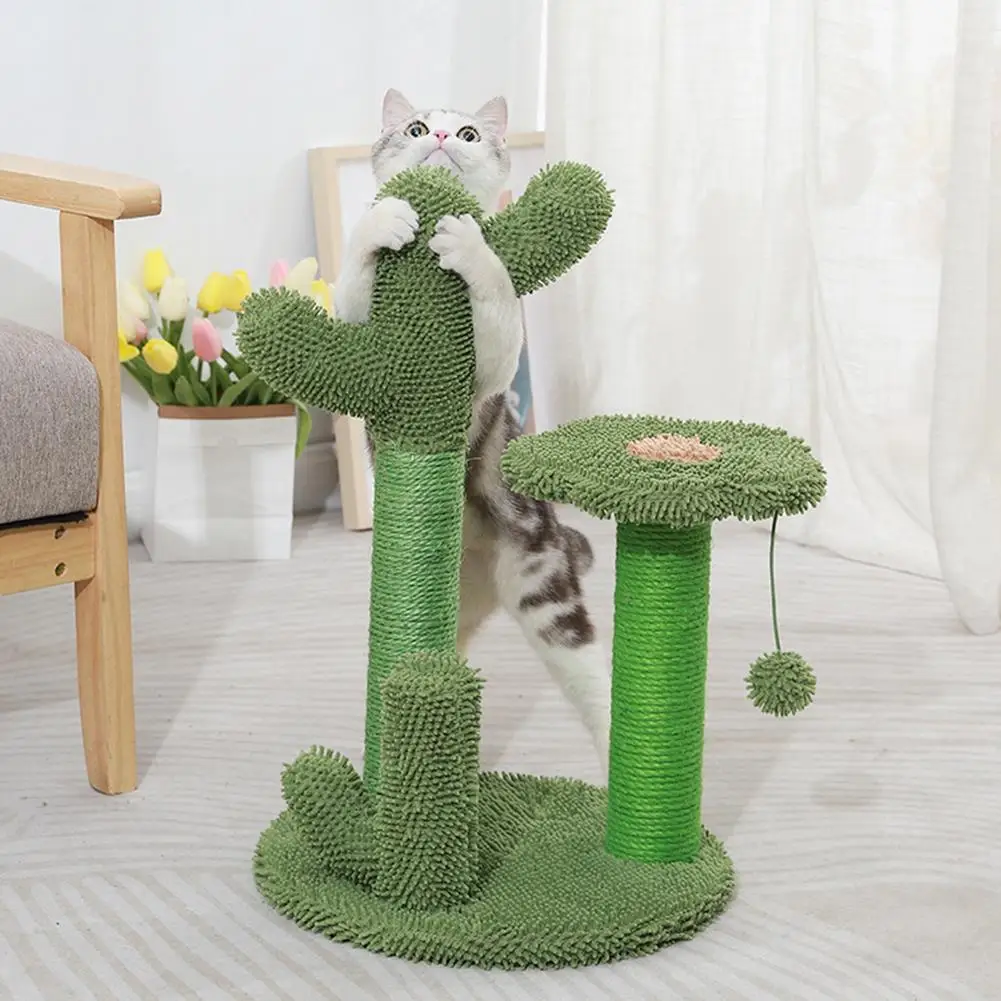 Когтеточка для кошек игрушечная котят животных дерево кактус аксессуары