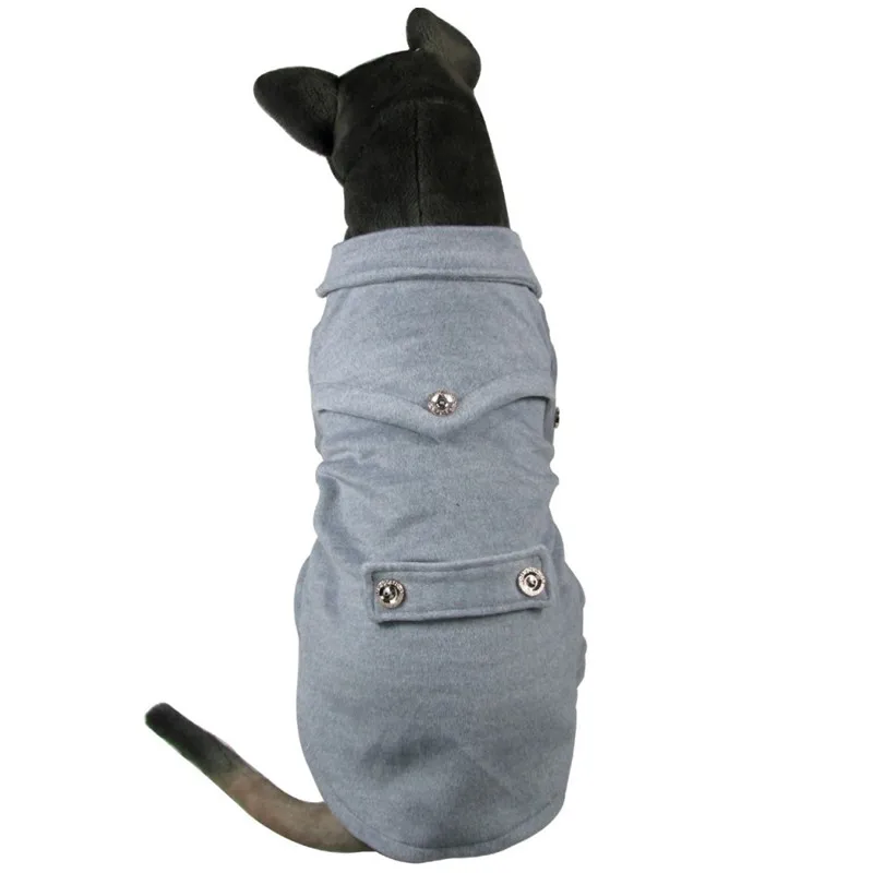

Spring Autumn Large Dog Wool Coat Clothes For Big Dog Jackets Warm Windbreaker Pet Clothes