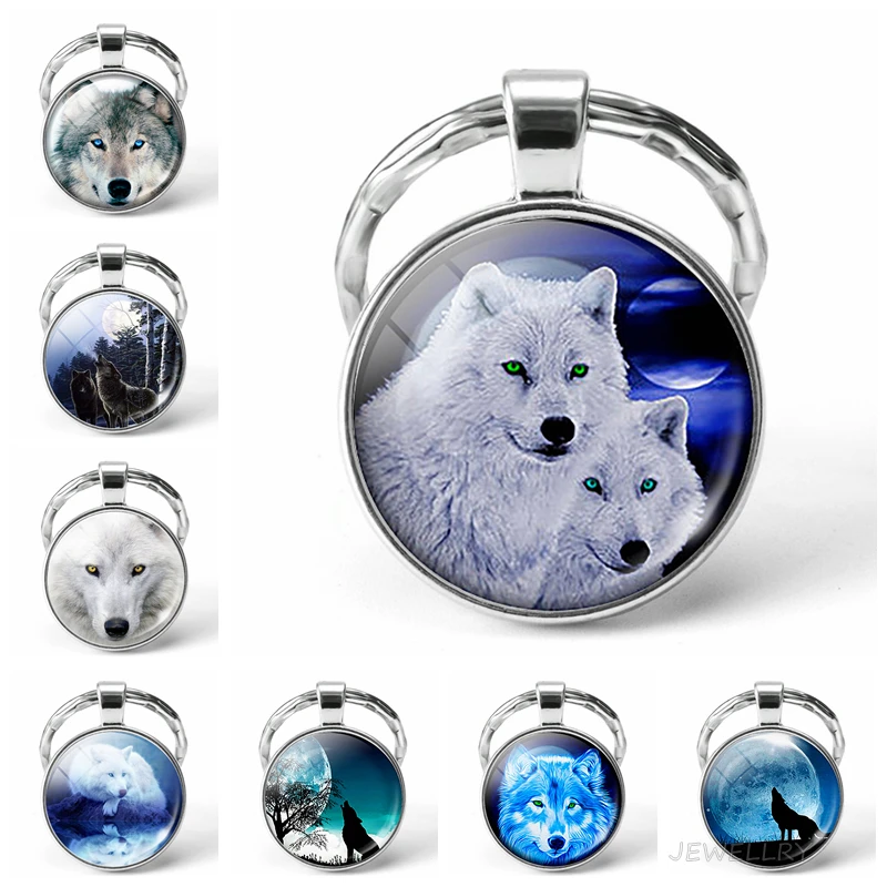 

Wolf Keychain Wolf Stuff Jewelry Loyalty Key Chain Wolf Couple Wolves Animal Key Rings Wolves Stuff Wolf Key Chain Accessories
