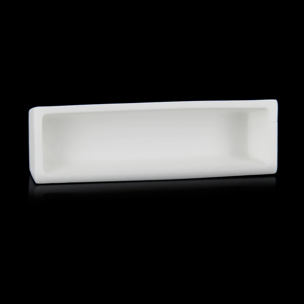 100x30x20mm Alumina Ceramic Corundum Crucible Boat Sample Holder for Tube Muffle Furnaces