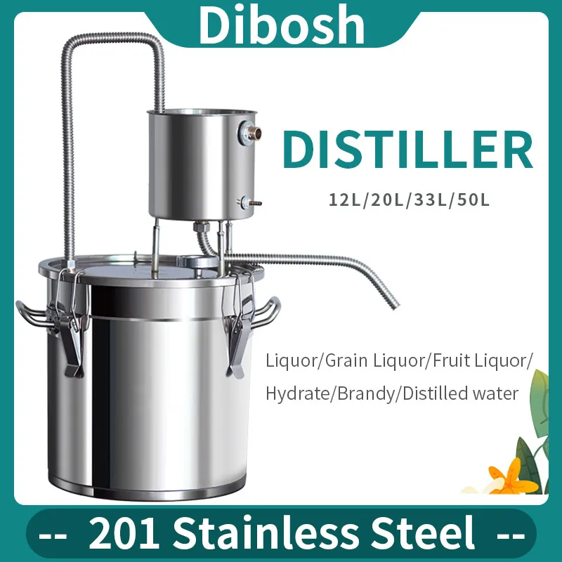 Stainless steel alcohol distiller home brewing machine moonshine distiller hydrolate distilling water wine making equipment