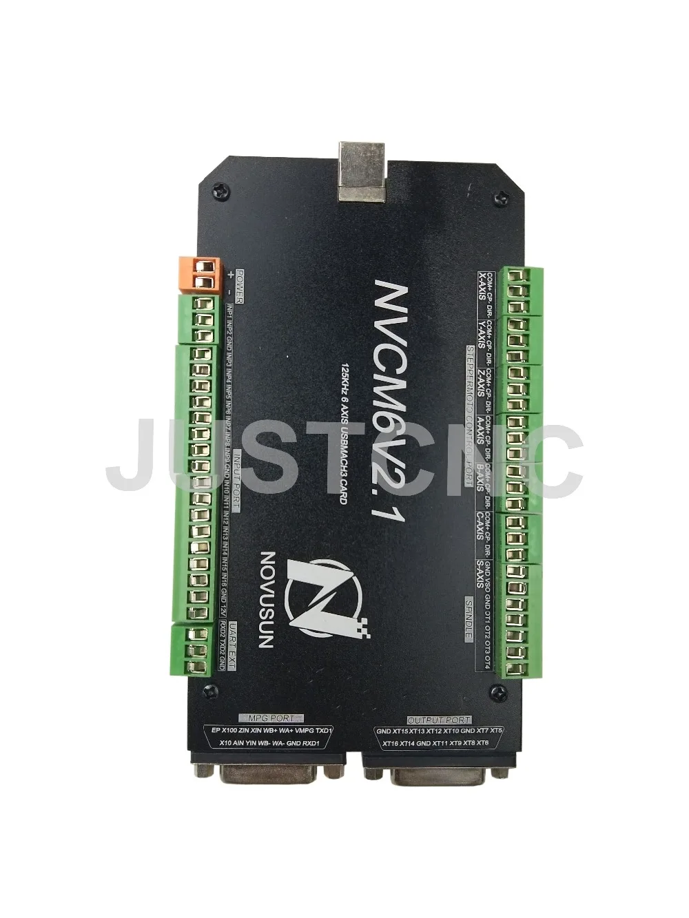 

CNC USB Port 4 Axis NVCM Stepper Motor Control Card speed controller dc pwm 2.1v