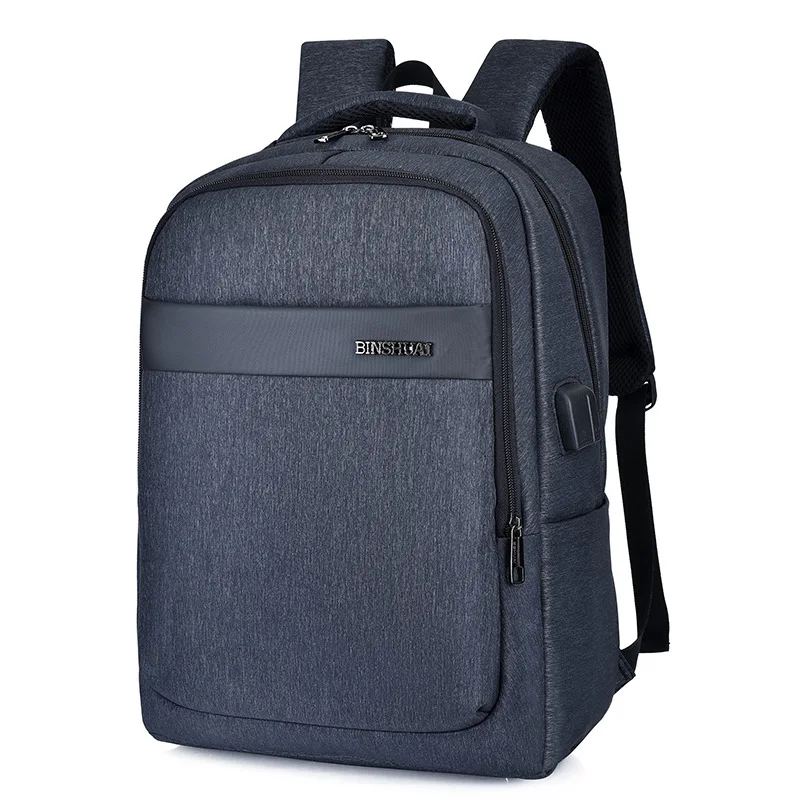 

Customizable Large Capacity Storage 17-Inch Computer Backpack Men's Waterproof Fabric USB Charging Multi-functional School Bag W