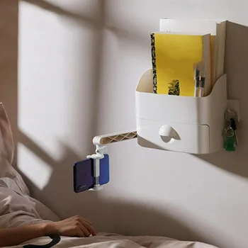 

Rack Coat Organizer Tool/Wall Multifunction Bedside Tidying Rack Storage Rack Organizer With Phone Hanger