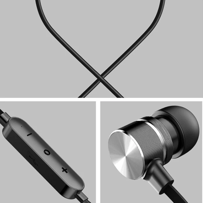 Wireless Earphone In-ear Stereo Bass Neck Hanging Bluetooth Headset for Sports LHB99