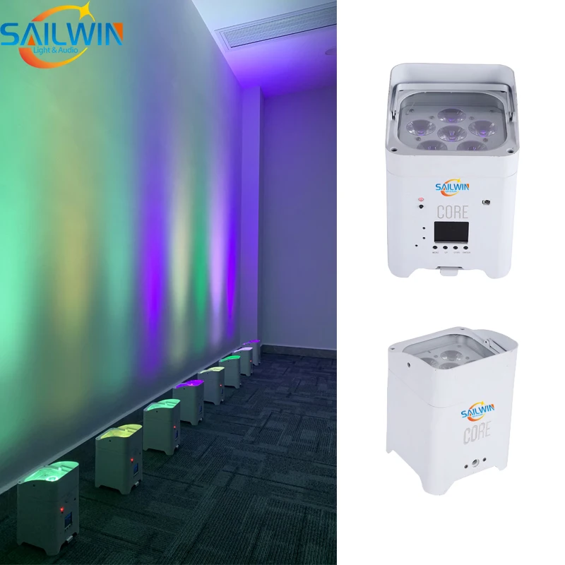 Freedoom 6X18W 6in1 RGBAW УФ батарея DMX питание приложение для управления телефоном