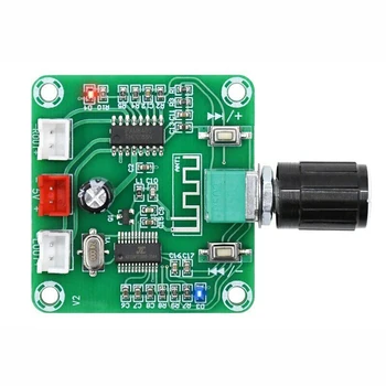 

bluetooth 5.0 HiFi Stereo Digital Power Audio Amplifier Board 5W+5W 2 Channels Stereo Equalizer AUX AMP Module