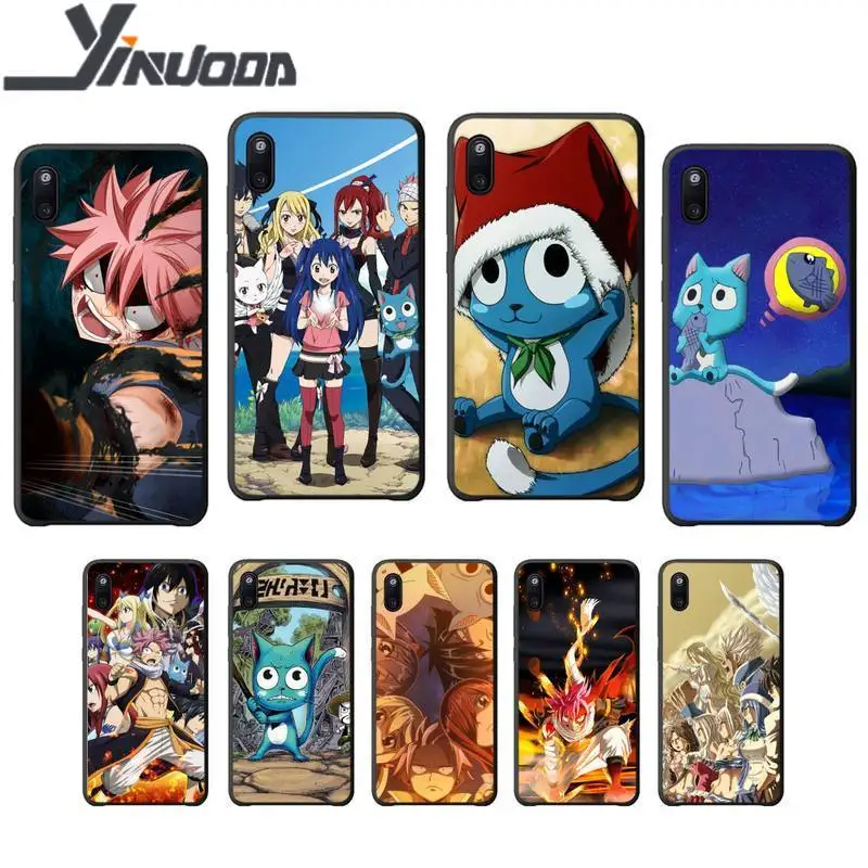 Черный мягкий чехол для телефона Yinuoda Fairy Tail huawei nova 2i 3i 5 t 6 se 7 Y5 2018 2019 Y9 prime Y7 Y9s funda |