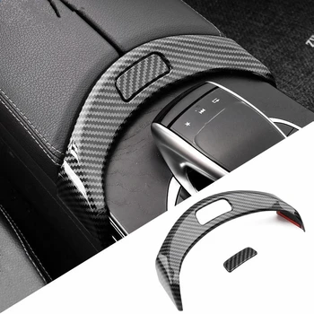 

Car Styling Central Console Armrest Box Panel Cover Trim Car Accessories For Mercedes Benz C Class W205 GLC X253 2015-2020