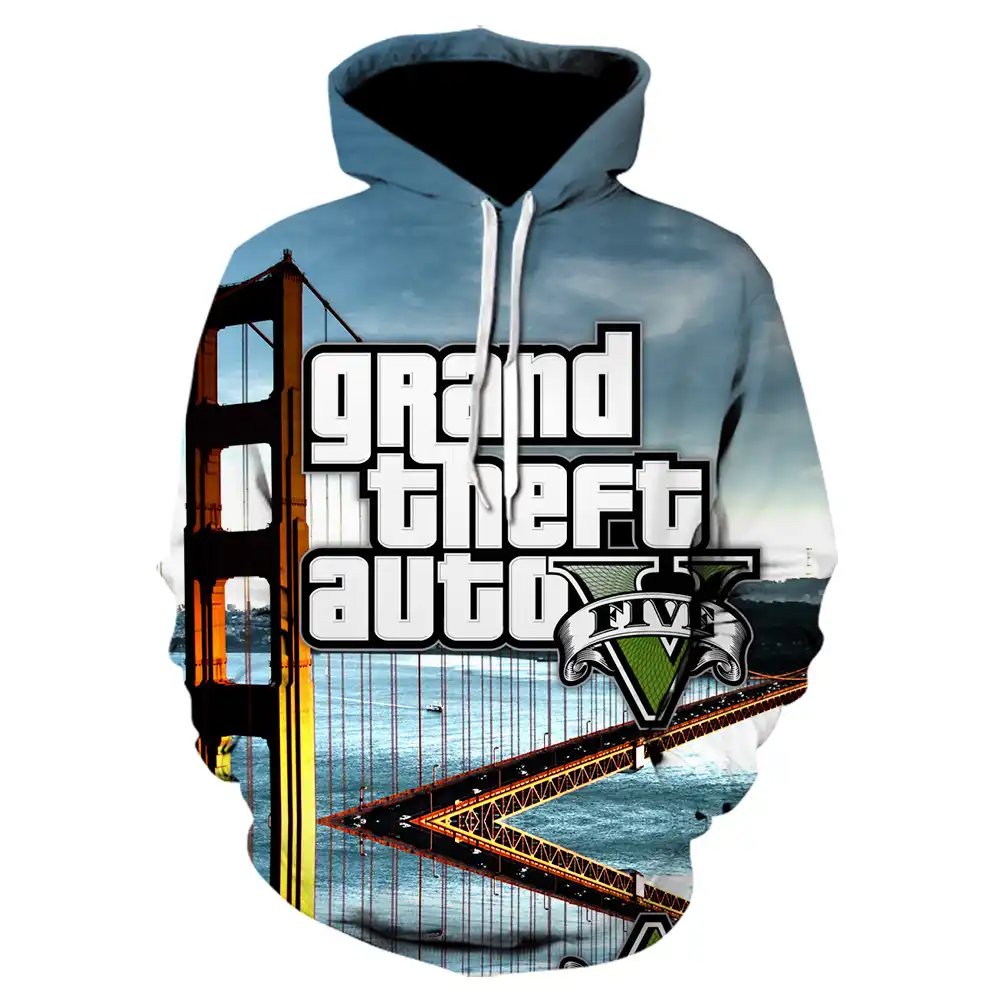 New Design 3d Sweatshirt Hoodies Hot Games Grand Theft Auto Gta 5 3d Print Hipster Sweatshirt Crewneck Tracksuit Hoodies Sweatshirts Aliexpress