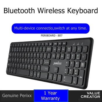 

PERIBOARD-807 Slim Bluetooth Scissor Keyboard For Windows Mac Tablet Mobile Phone Universal Multi-Device Keyboard