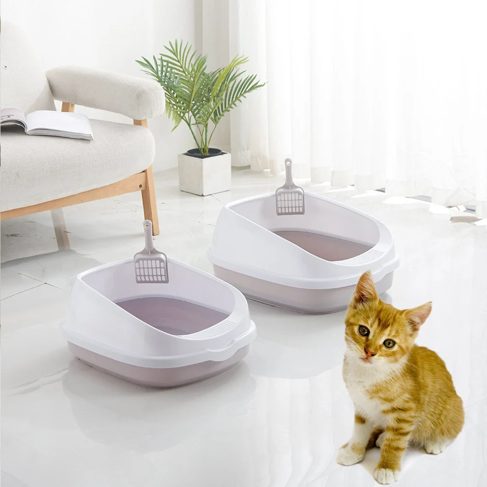 Pet Toilet Bedpan Anti Splash Cats Litter Box Cat Dog Tray With Scoop Kitten Dog Clean Toilet Home Plastic Sand Box Pet Supplies Pet Toilet Bedpan Anti Splash Cats Litter Box Cat Dog Tray With Scoop Kitten Dog Clean Toilet Home Plastic Sand Box Pet Supplies