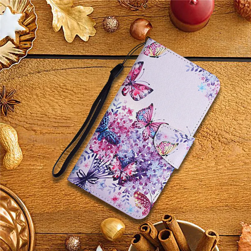 A52s 5G Case For Samsung Galaxy A52S 5G Phone Cover Painted Leather Wallet Case For Samsung A 52S SM-A528B Cover 6.5" Funda Para silicone cover with s pen