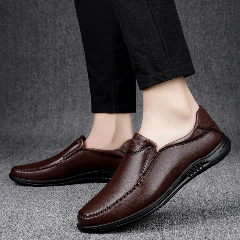 

Luxury Men Shoes Casual Genuine Leather Handmade Men's Breathable Driving Shoes Designer Men Loafers Moccasins Zapatos Hombre