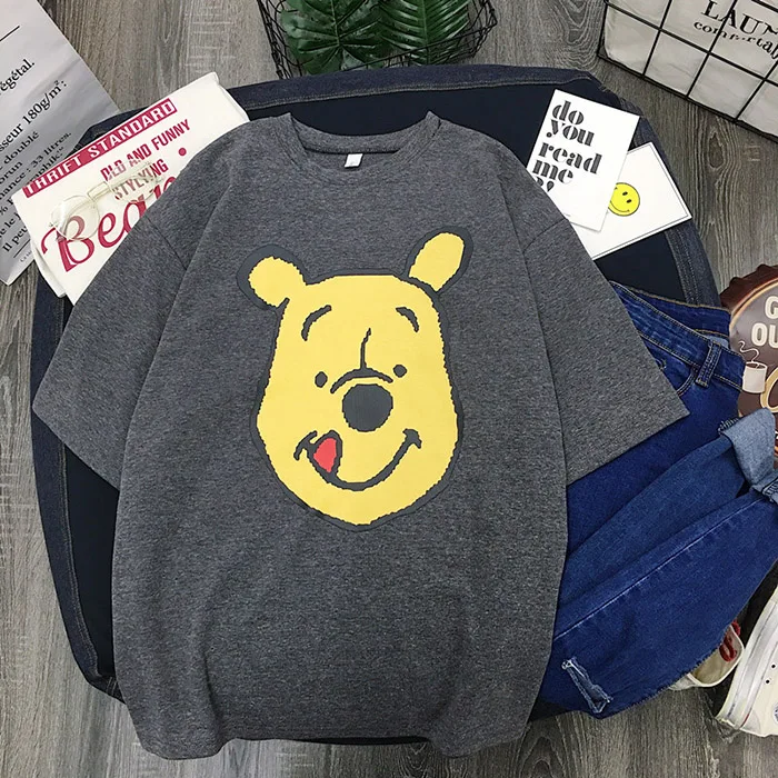 Harajuku Women T-shirts New 2020 Summer Funny Letter Print Hip Hop Loose T-shirt Girls Student Streetwear Casual Lady Tops Tees