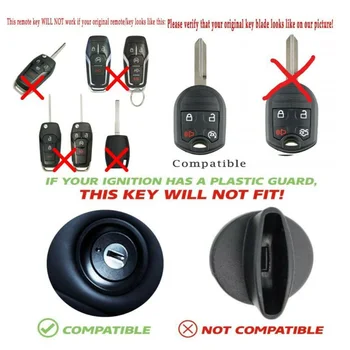 

315 MHz Uncut 4 Buttons Keyless Remote F150 F350 Replacement Start Key