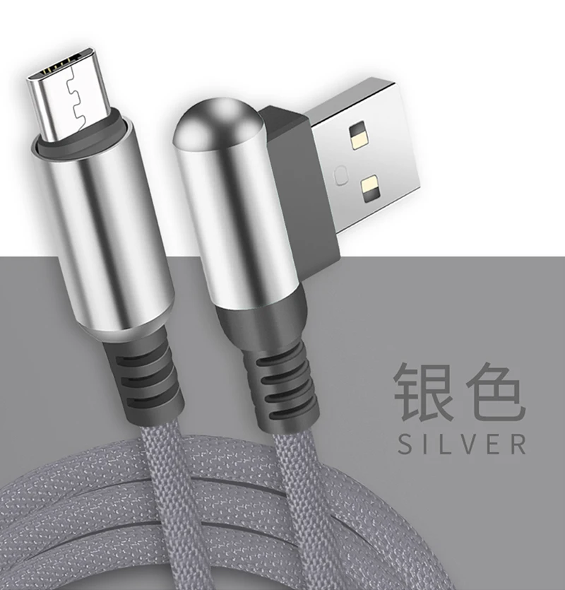 NOHON Bullet USB кабель для передачи данных для Apple Android type-C 90 градусов кабель для быстрой зарядки 2.4A для iPhone 11 Pro Max samsung S10
