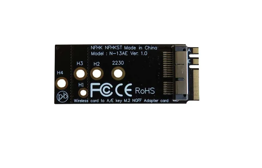 Qindian в виде бабочек, новинка, 12+ 6Pin Bluetooth Wifi Беспроводной модуля карты NGFF M.2 A/E ключ адаптер карты BCM94360CS2 BCM943224PCIEBT2 для Mac OS