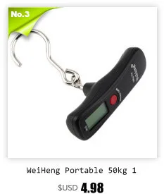 OUTAD 50kg/10g LCD Digital Fishing Hanging Scale Electronic Scale Pocket Hook Mini Hand Held Weight Travel Scale