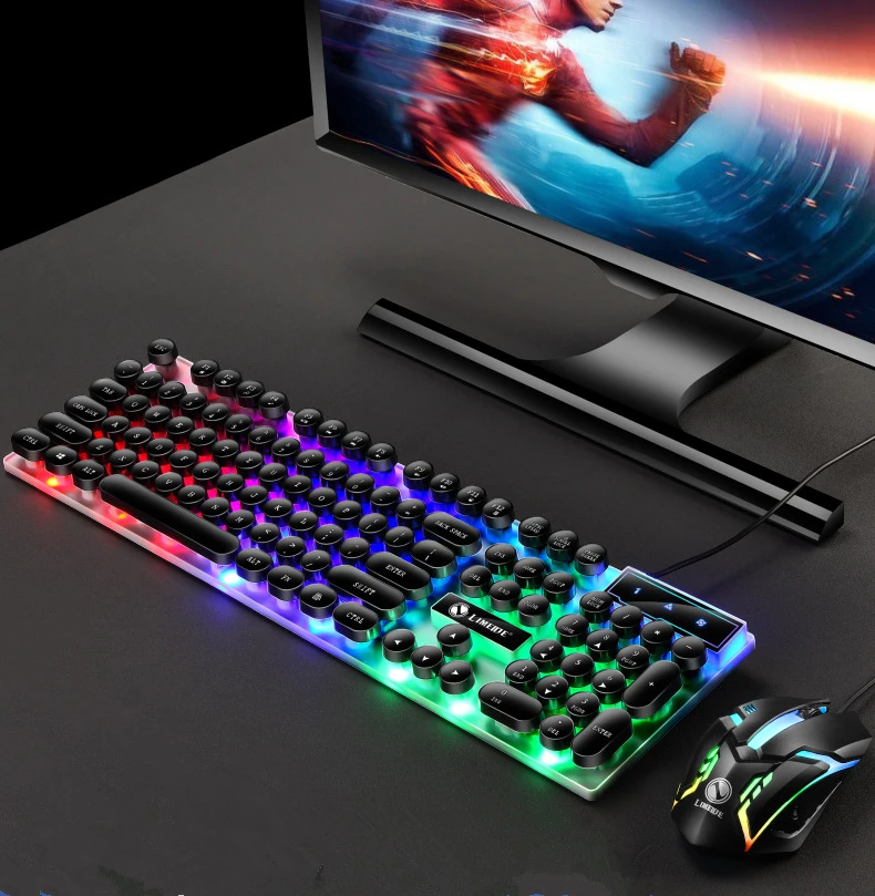 Professional Design Business Gaming Keyboard Set With Mice 104 Key 3200PDI Silent Mouse For Huawei Samsung PC Laptop | Компьютеры и