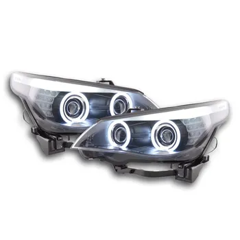 

FKFSBM14019fari CCFL Angel Eyes xenon BMW 5 Series E60/E61 year Constr. 05-08 black RHD-right steering wheel