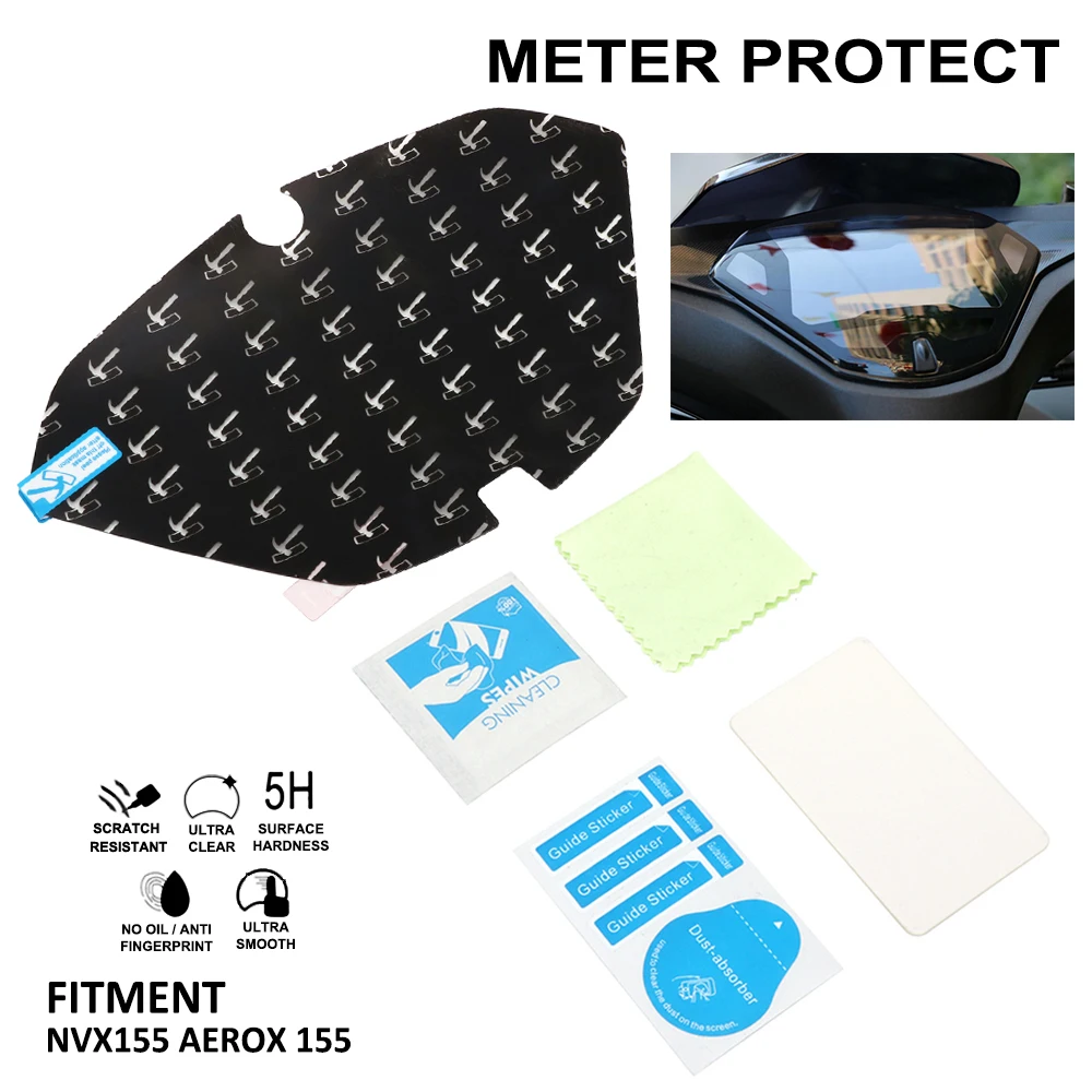 

Motorcycle Speedometer Film Sticker Screen Protector Cluster Scratch Clean Protection For Yamaha NVX155 NVX AEROX 155