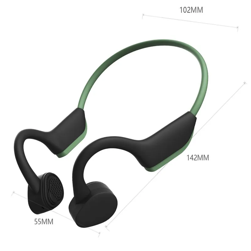 

New Tech Bluetooth 5.0 Headphones With Neck Band Bone Conduction Wireless Earphones
