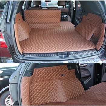 

(Car Travel) Best quality! Special trunk mats for Mercedes Benz ML 350 W166 2015-2012 waterproof boot carpets for ML350 2014