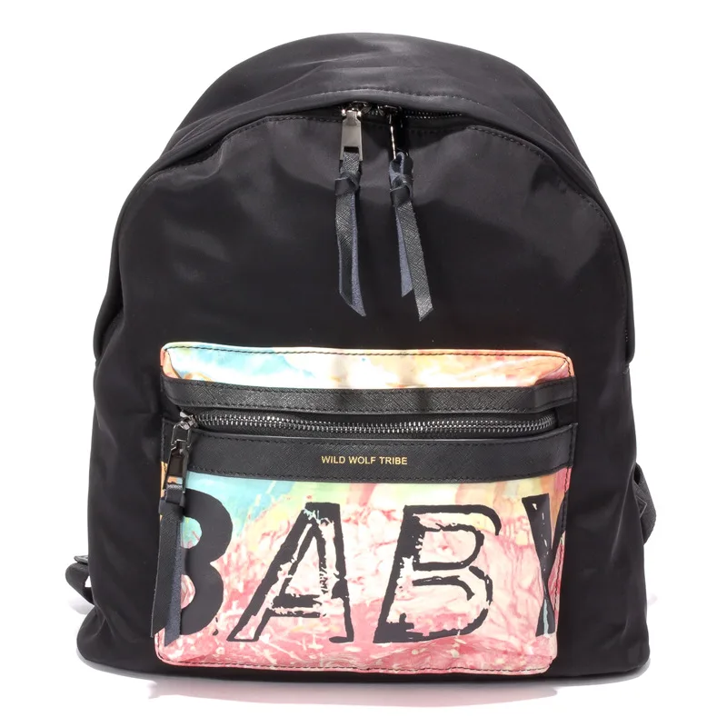 

2019 New Style Backpack WOMEN'S Bag Korean-style Fashion Simple Versatile Waterproof Oxford Casual Backpack a Generation of Fat