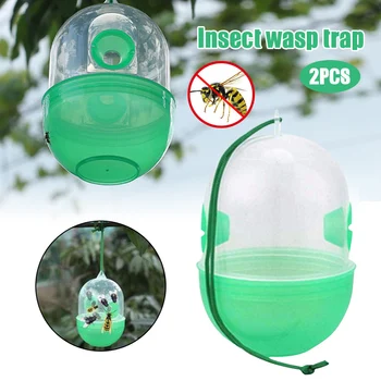 

2pcs Effective Wasps Fruit Fly Pest Trap Hornet Catcher Tool Accessory for Garden _WK