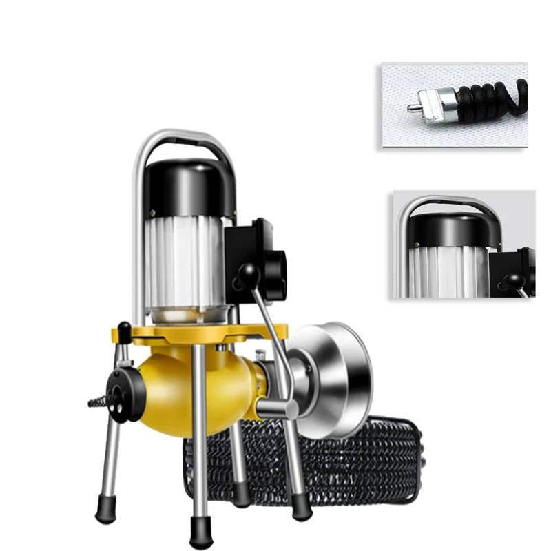 

1500W GQ-180 electric pipe dredge machine, household toilet dredge, toilet floor drain dredge cleaner, sewer dredge machine
