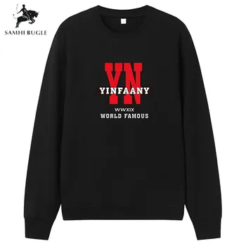 

Spring 2020 New Letter Print Casual O Neck Men Hoodies Outwears Popular Design Hip Hop Anime Hoodies & Sweatshirt