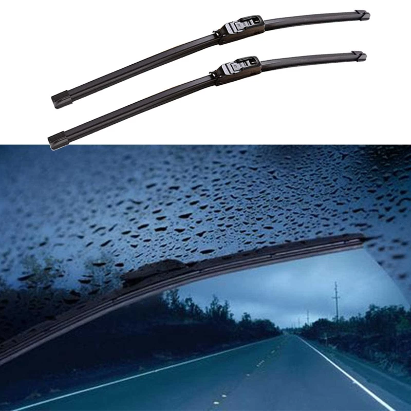 2Pcs Universal Car Windscreen Wiper Blades 14/16/17/18/19/20 inch