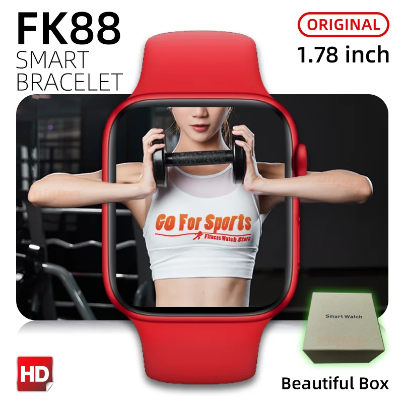 FK88 Смарт-часы вызова умные часы 2021 Для мужчин Bluetooth гаджет с монитором и датчиком