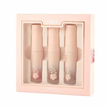 

3pc/set 3 Colors Moisturizing Lip Glose Lip Glaze Box Waterproof Long Lasting Velvet Liquid Lip Stick Pigment Nude Make Up