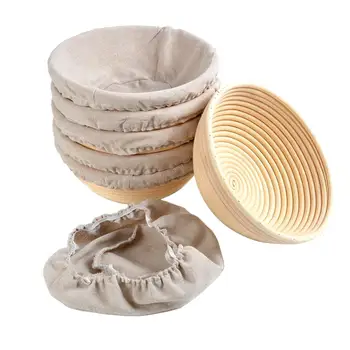 

Rattan Proofing Basket Bamboo Bread Basket Fermentation Rattan Eco-Friendly Food DIY Baking