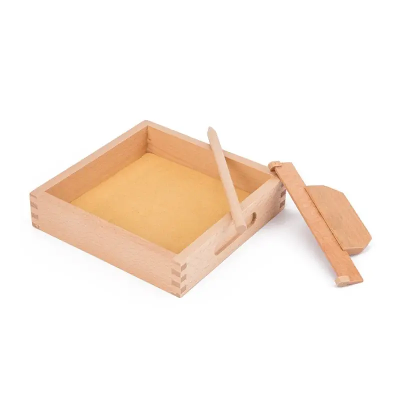  1Set Wooden Sand Table Writing Painting Tools Toy for Kids Children Early Education Learning Toy Gi