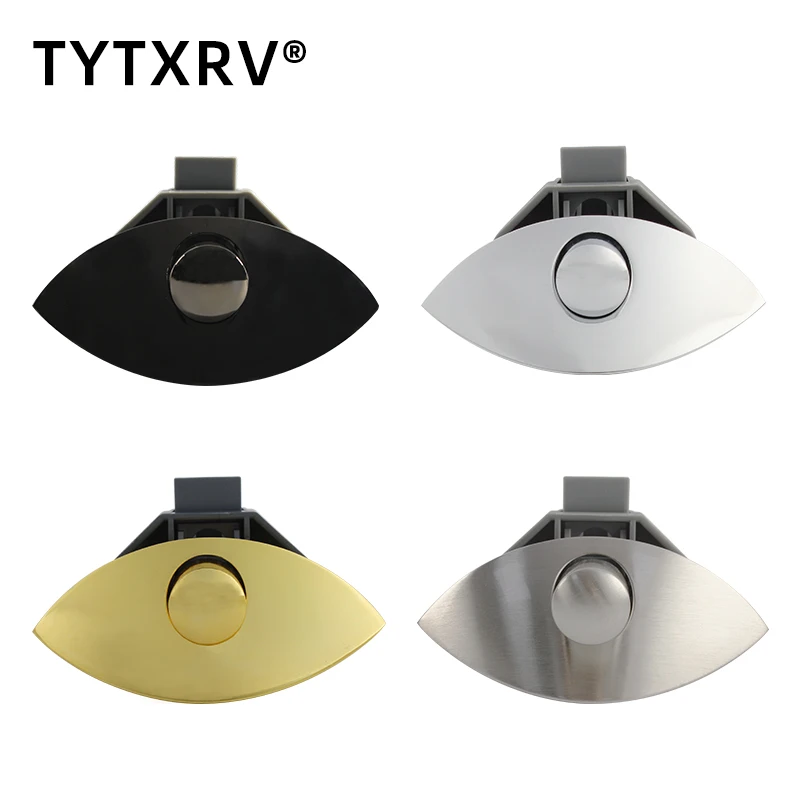Outdoor Camper Push Lock RV Boat Cabinet Lock Handle 1Pcs Household Drawer Latch Button Furniture Door Hardware