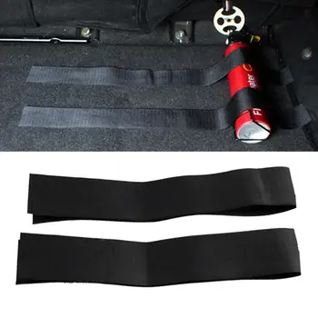 

2Pcs Car Auto Trunk Fire Extinguisher Hook and Loop Bracket Strip Fixing Tape